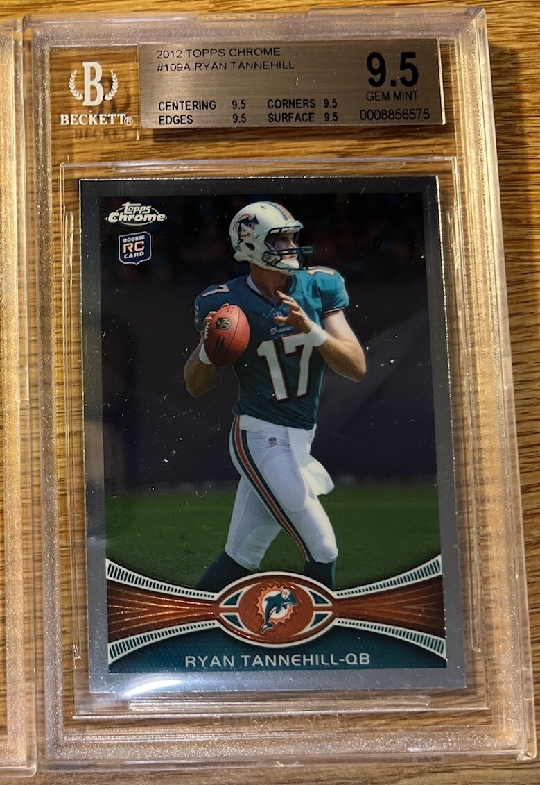 2012 Topps Chrome Ryan Tannehill RC #109 BGS 9.5