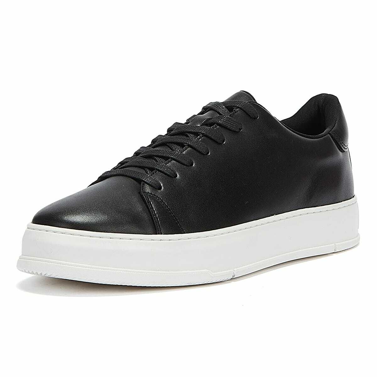 Vagabond John Mens Black White Sole 