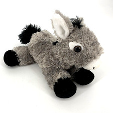 Donkey Plush By Aurora Stuffed Animal Toy Soft Cuddly Gray Pellets