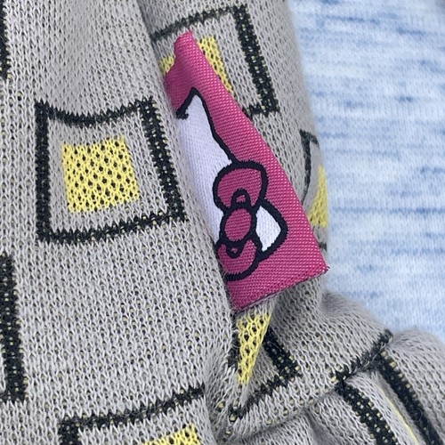 Hello Kitty Bling Gold Dangle Logo Ruffle Jacket dress Add On Size 6 ❤️blt11j - Picture 9 of 14