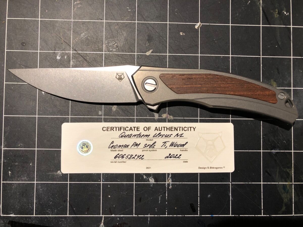 Shirogorov Quantum Ursus NL Cromax PM Steel Titanium and Shirogorov Quantum Ursus NL Cromax PM Steel Titanium and