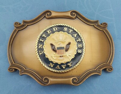 Rare United States Navy Belt Buckle  Vintage 1978 Raintree Brand New 