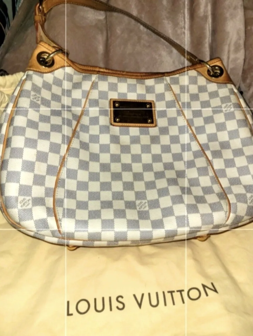 Louis Vuitton Inventeur White/Ivory Canvas Luggage Bag Gold Tone Emblem