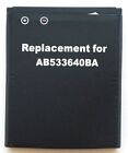 New Ab533640Ba Battery 4 Samsung Slash Replacement Cell Phone Sgh-T339 Sph-M310