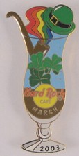 Hard Rock Online Hurricane Calendar Series Pin 2003 #3 St. Patrick - March