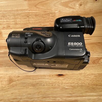 Canon ES800A Optical Image Stabilizer 0.7? LCD 8mm Video