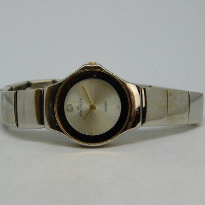 Anne Klein Ladies Diamond 10/494 Elegant Two Tone White Dial New Battery Running Amazon.com: Anne Klein Women main image 4