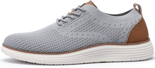 VILOCY Men's Casual Dress Sneakers Oxfords Business Mesh Breathable Walking Shoe - Picture 4 of 20