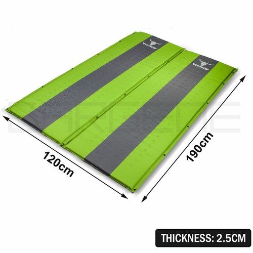 2 x Self Inflating Mattress Sleeping Mat Air Bed Camping Camp Hiking Joinable - Picture 10 of 10