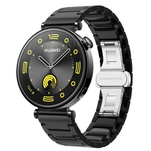 For Huawei Watch GT 4 41mm Ceramics Band Strap Stainless Steel Buckle Bracelet - Picture 8 of 29