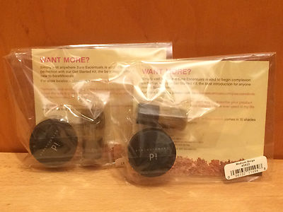 2 SAMPLES Bare Minerals MEDIUM BEIGE Foundation + Mini Kabuki Brush - SHIPS FREE