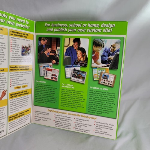 Professional Web Easy 6 New In Box Vcom Windows 98, ME, 2000, XP - Picture 5 of 6