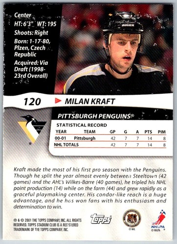 Cartes de base de hockey Topps Stadium Club 2001-02 - à choisir dans la liste - Photo 39 sur 75