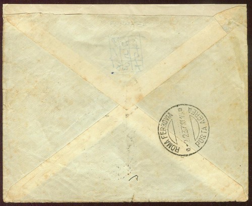 España 1937, Guerra Civil Española Censurado Correo Aéreo Cubierta Desde Mallorca - Imagen 2 de 2