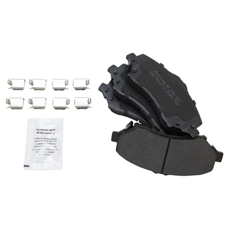 Комплект ротора передних и задних металлических дисковых тормозных колодок TRQ для Jeep 2016-2018 годов выпуска - Изображение 4 из 4