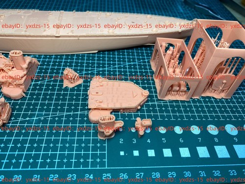 3d Printed 1/700 Royal Sovereign-class Battleship(full Hull/waterline) - Picture 6 of 9