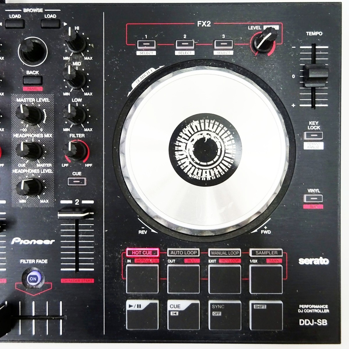 Pioneer DJ DDJ-SB Black Serato DJ Controller Worldwide Shipment