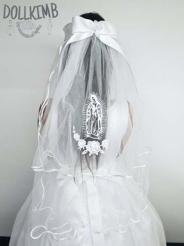 Vestido de primera comumion. PAQUETE. First Communion Dress Girl Virgin Mary - Picture 54 of 63