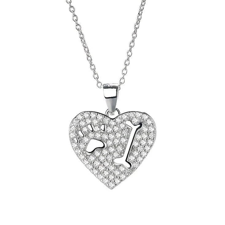 Chapado en Rodio hueso Joyería de Moda