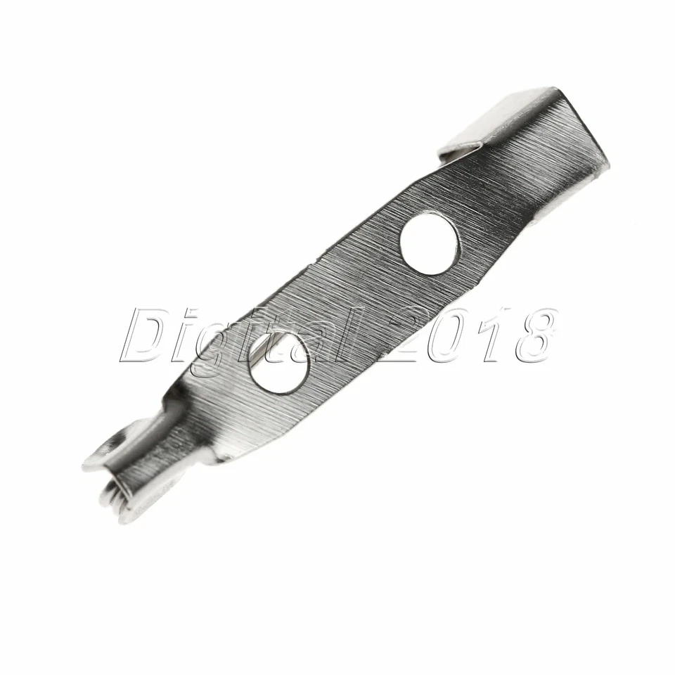 50Pcs 20/25mm Metal Brooch Back Catch Bar Pins Badge Findings Craft Home DIY Too - Image 3 of 4