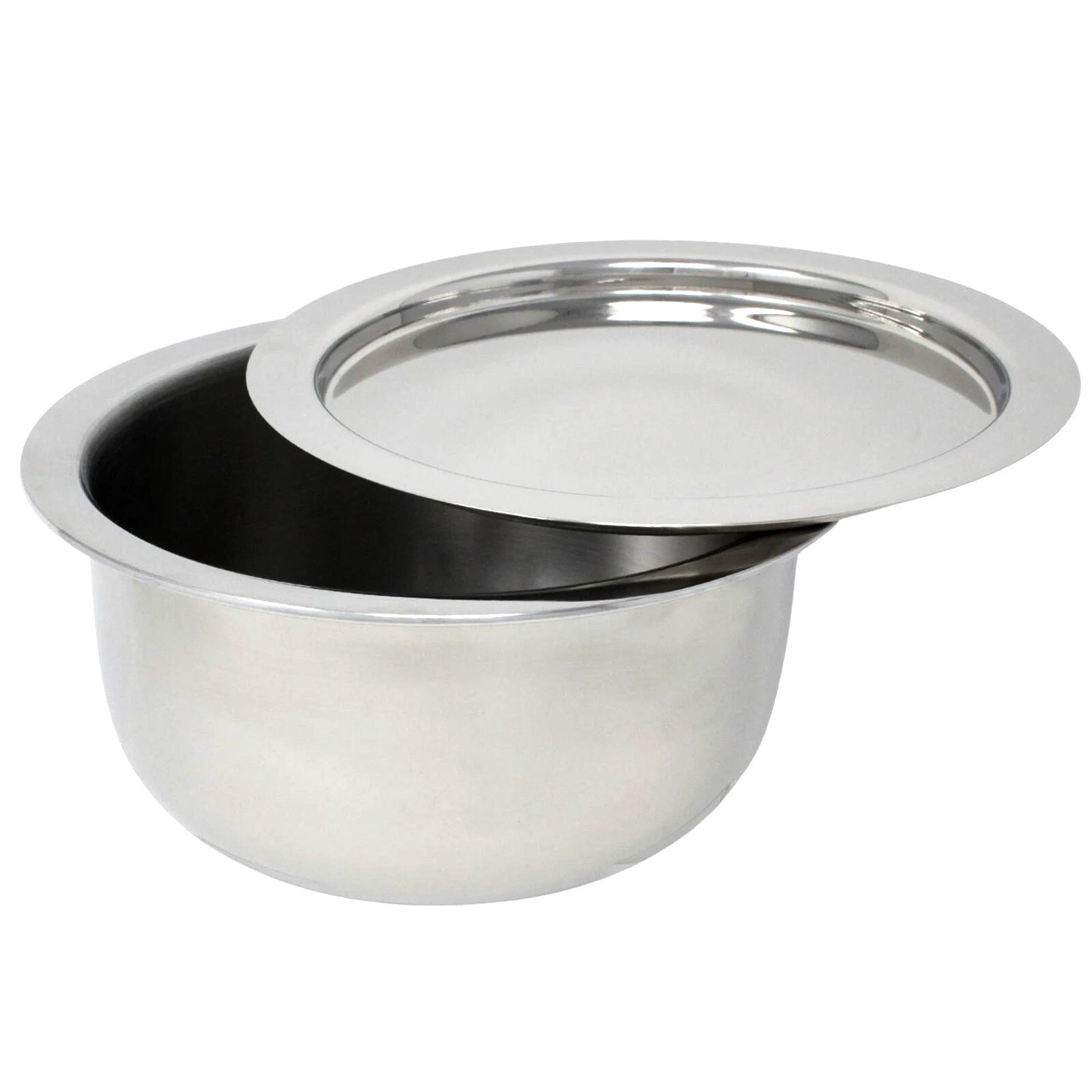 Cooking Pot Stainless Steel Stock Soup Stew Curry Pot Casserole Tope Patila Lid