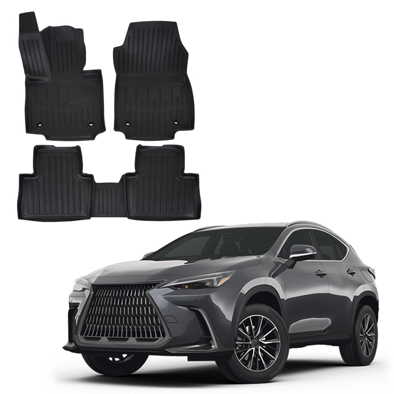 Tapis de sol de prestige Scoutt 3D Premium Lexus NX 2