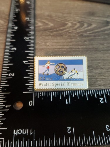 The March Co 1985 22c USA Porto Winter Special Olympics Stempel Reversnadel E9 - Bild 2 von 3