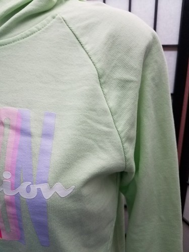 Champion Athletic Wear Youth Size X Large Mint Green Long Sleeve Hoodie Logo - Picture 3 of 7