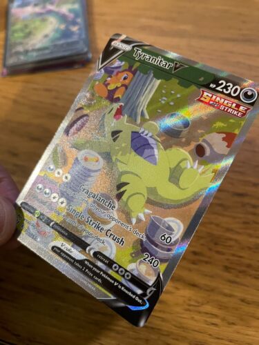 NEAR MINT! Tyranitar V (155/163) Battle Styles Alt Art Ultra Rare Pokemon Card! - Picture 4 of 4