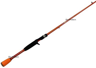 Carrot Stix CASTING 7' LIGHT Wild Orange Lite Fishing Rod