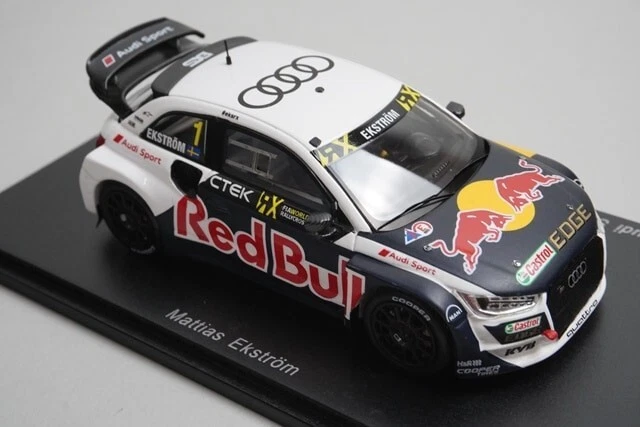 1:43 Spark S5860 Audi S1 EKS RX Word RX Hockenheim 2017 #1 model car - Image 3 of 4