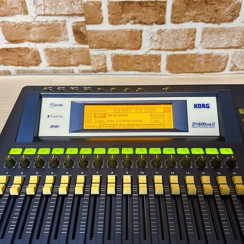 Korg D1600 Digital Recording Studio Pro Audio Equipment Multitrack 16 Track - Picture 4 of 7