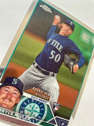 Lot 2 Baseball cards Bryce Miller Seattle Mariners + Ji-Man Choi Pittsburg Pirat - Picture 19 of 24