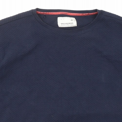 Sudadera No Excess Para Hombre Azul Mezcla Algodón Talla XL - Imagen 3 de 10
