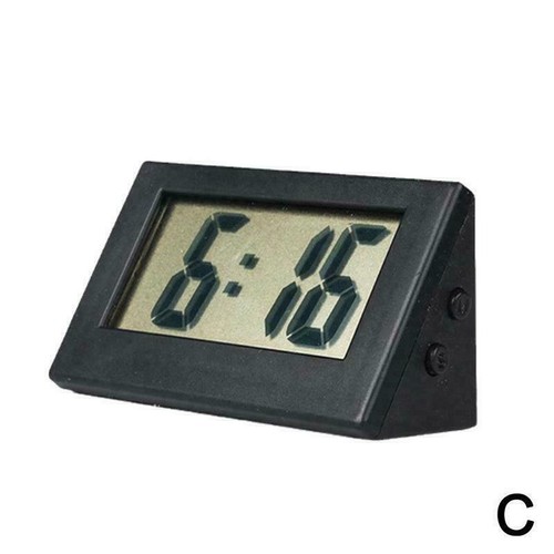 Digital LCD Home Office Table Car Dashboard Desk Date Time Small Clock Y4L8 - Picture 15 of 15