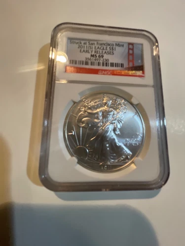 2011 silver eagle ms69 ngc at SF Mint