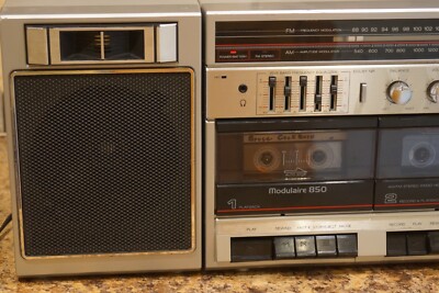 Realistic/Sanyo Modulaire 850 Boombox Serviced Working. READ