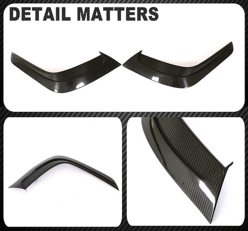 2x Carbon Front Flossen Splitters Canards für Mercedes C292 GLE63 2015-2019 - Picture 11 of 11