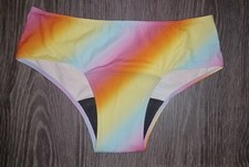 Victoria's Secret Pink PERIOD PANTY Hipster small New rainbow