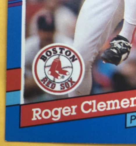 ROGER CLEMENS 1991 Donruss #81 / Misprint / No Period After INC - Picture 6 of 8