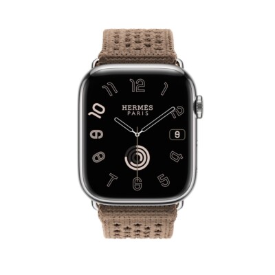 Apple Watch Hermès - 45mm Beige de Weimar Tricot Single Tour Apple Watch Hermès - 45mm Beige de Weimar Tricot Single Tour
