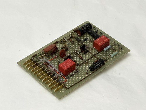 Prototipo de placa de circuito de 2 lados vintage años 60 4,5" x 3" soldado EE. UU. - Imagen 10 de 20