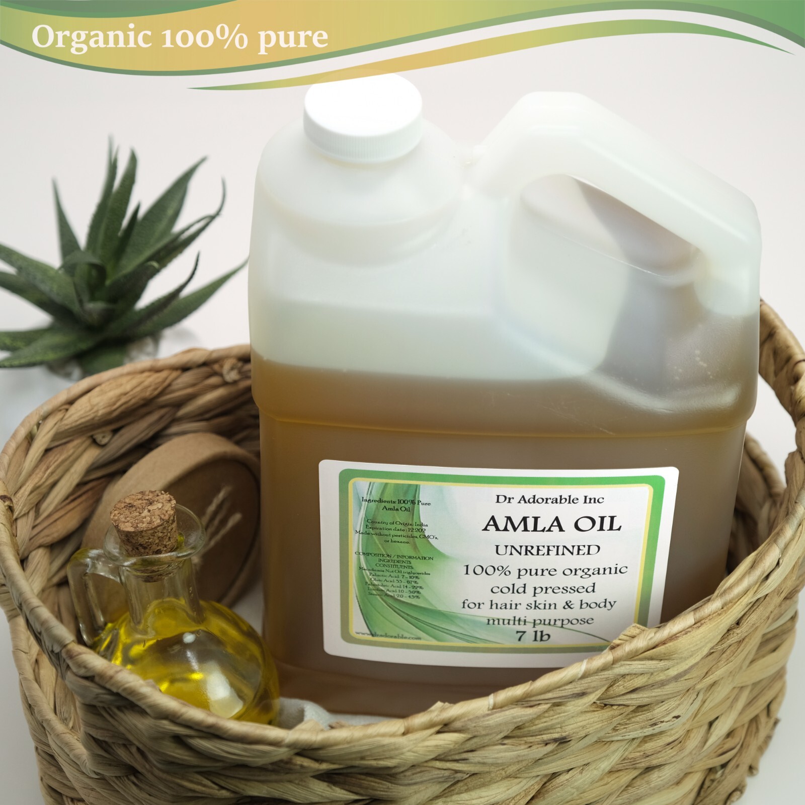 AMLA OIL Unrefined Virgin Indian Gooseberry Hair Growth Skin Anti Aging BodyCare