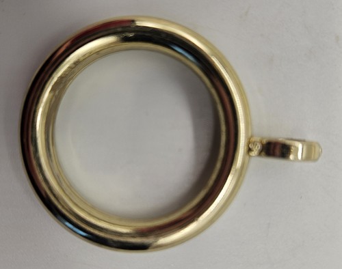 Set di 80 anelli porta tenda in plastica tono oro 1 e 3/8 pollici - Foto 2 di 11