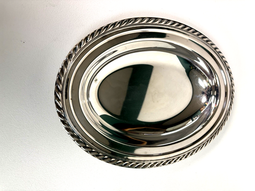 William Rogers 4112 Oval Serving Dish Silver Plate - Picture 2 of 8