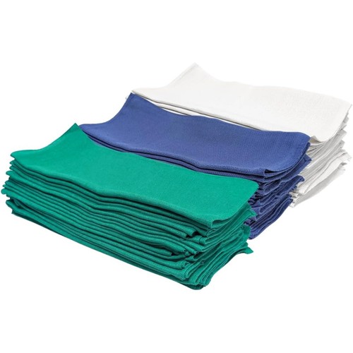 Premium Green Huck Towel 15x27 Inch Reusable Multipurpose Cleaning Cloth Towels - Picture 17 of 31