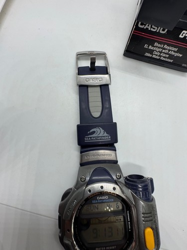 Casio SPF-10 Sea Pathfinder External Thermo Scanner Moon Phases Rare Vintage - Picture 13 of 22