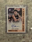 2017-18 Hoops Great SIGnificance Autographs #61 Justin Jackson Auto - NM-MT
