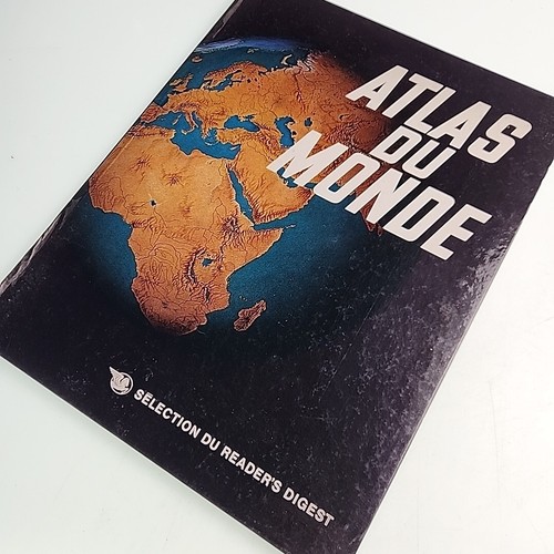 Atlas Du Monde Readers Digest 1969 French Hardback Book - 第 2/8 張圖片