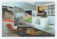 All Roads Lead to Switzerland by Herbert Matter Lenticular 3-D Postcard New